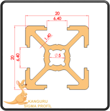 20x20 Sigma Profil K6