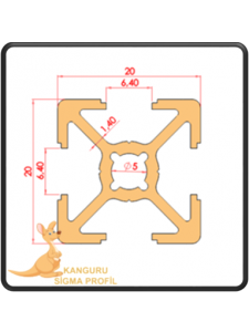 20x20 Sigma Profil K6
